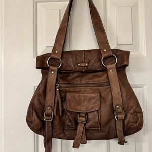 Johnny Was Leather bag